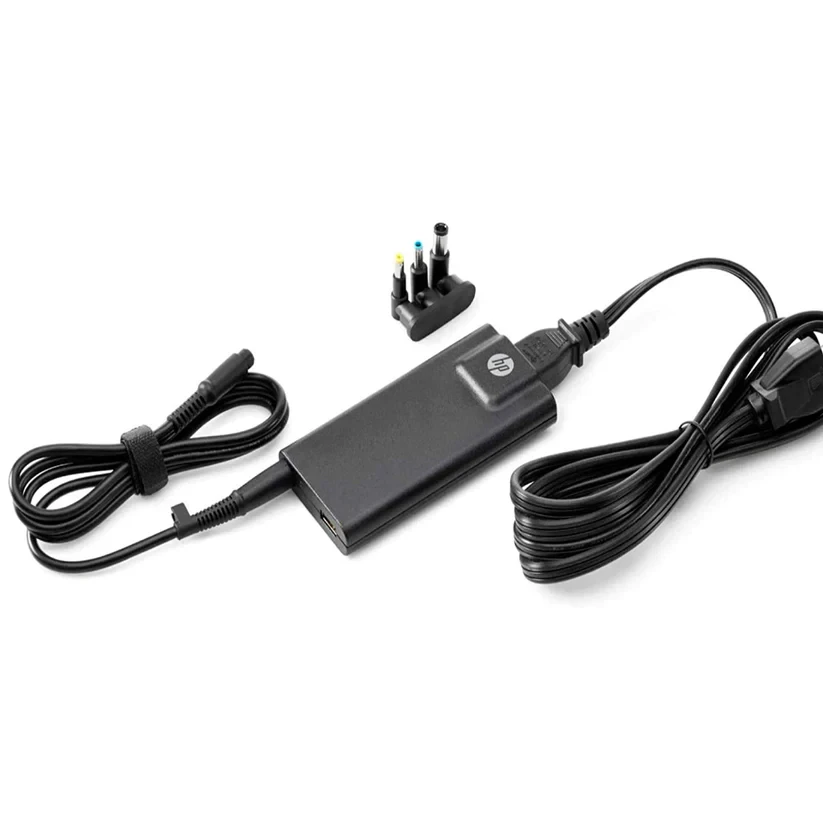 HP Original 5SA18AA 65W 19.5V 3 in 1 Slim AC Travel Adapter